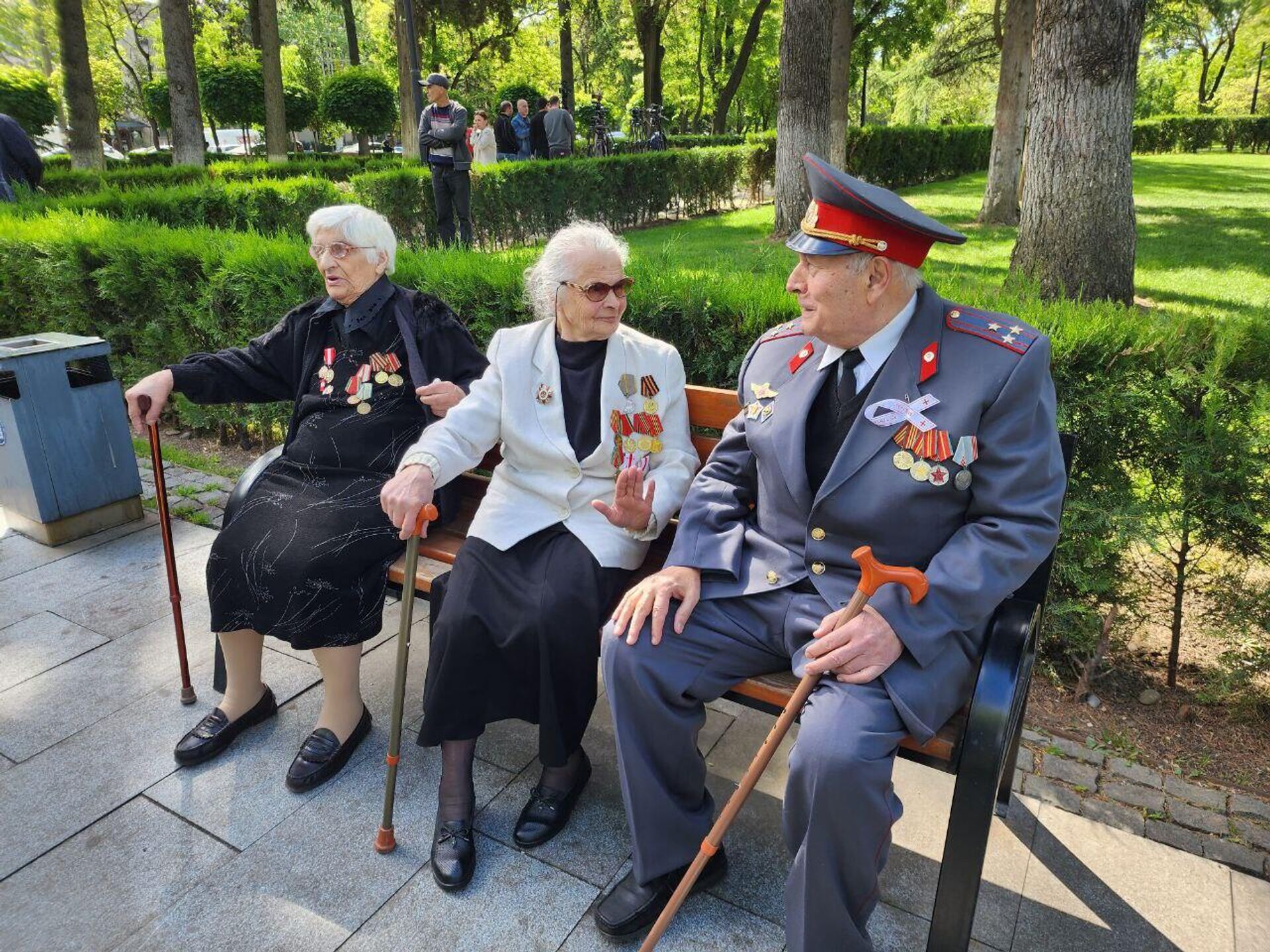 Празднование Дня Победы в парке Киквидзе. 9 мая 2023 года - Sputnik Грузия, 1920, 09.05.2023