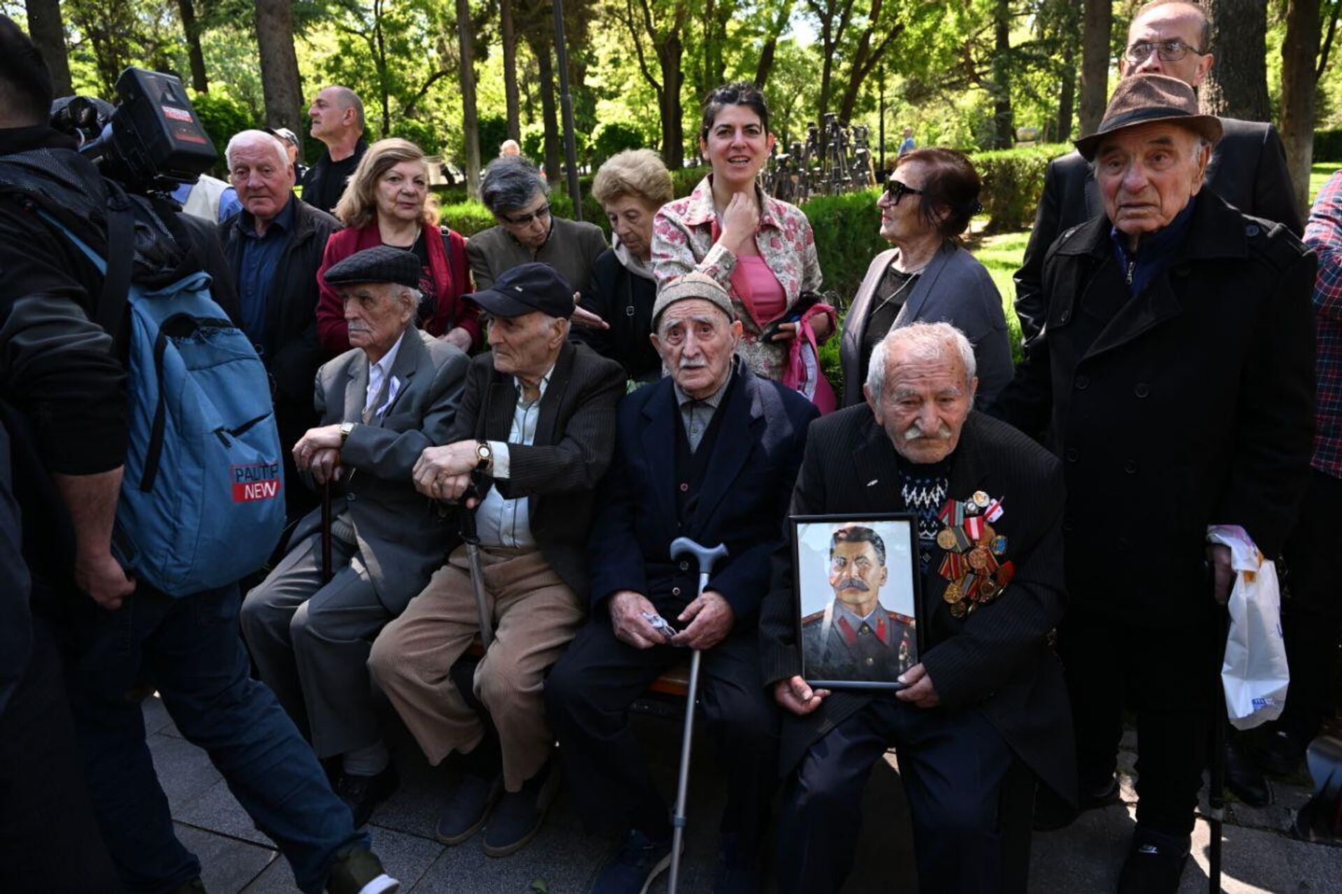 Празднование Дня Победы в парке Киквидзе. Ираклий Гарибашвили. 9 мая 2023 года - Sputnik Грузия, 1920, 09.05.2023