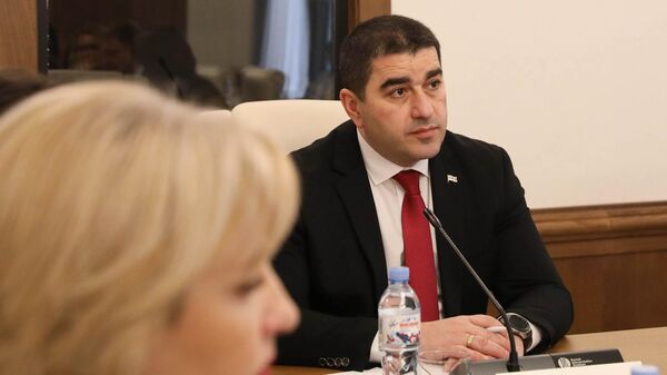 Председатель парламента Грузии Шалва Папуашвили
 - Sputnik Грузия