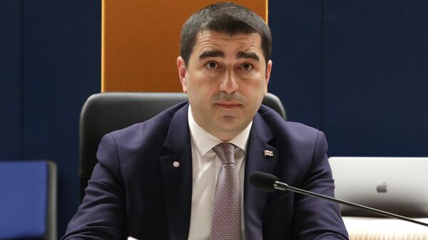 Председатель парламента Грузии Шалва Папуашвили
 - Sputnik Грузия