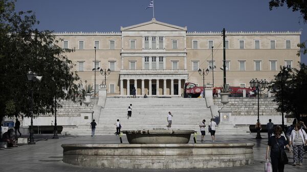 Здание парламента Греции в Афинах - Sputnik Грузия