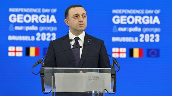 Визит премьера Грузии Ираклия Гарибашвили в Брюссель - Sputnik Грузия