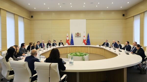 Встреча Ираклия Гарибашвили с членами Совета директоров ЕБРР - Sputnik Грузия