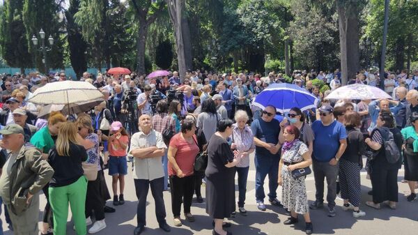 В столице Грузии прошла акция против освобождения Ники Гварамия — видео