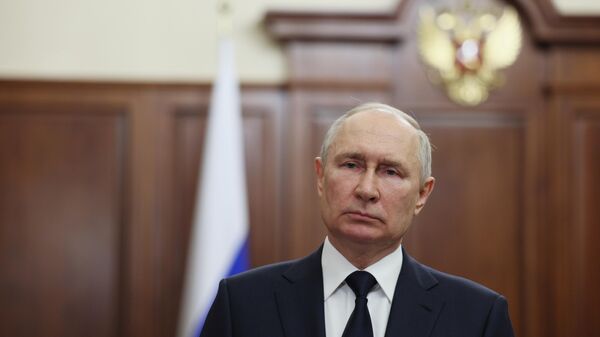 Обращение президента РФ В. Путина к гражданам России - Sputnik Грузия
