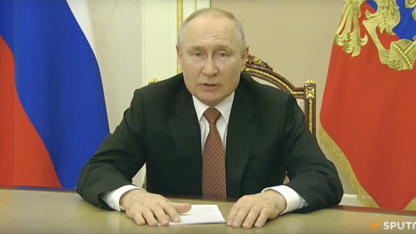 Обращение Путина к участникам 10-го форума регионов России и Беларуси - видео