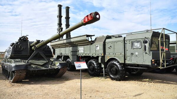 Самоходная артиллерийская установка (САУ) Мста-С - Sputnik Грузия