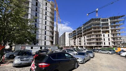 Новые жилые дома, которые строятся на проспекте Маршала Геловани