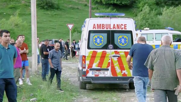 Спасатели вывозят людей из зоны бедствия в горах Грузии - видео - Sputnik Грузия