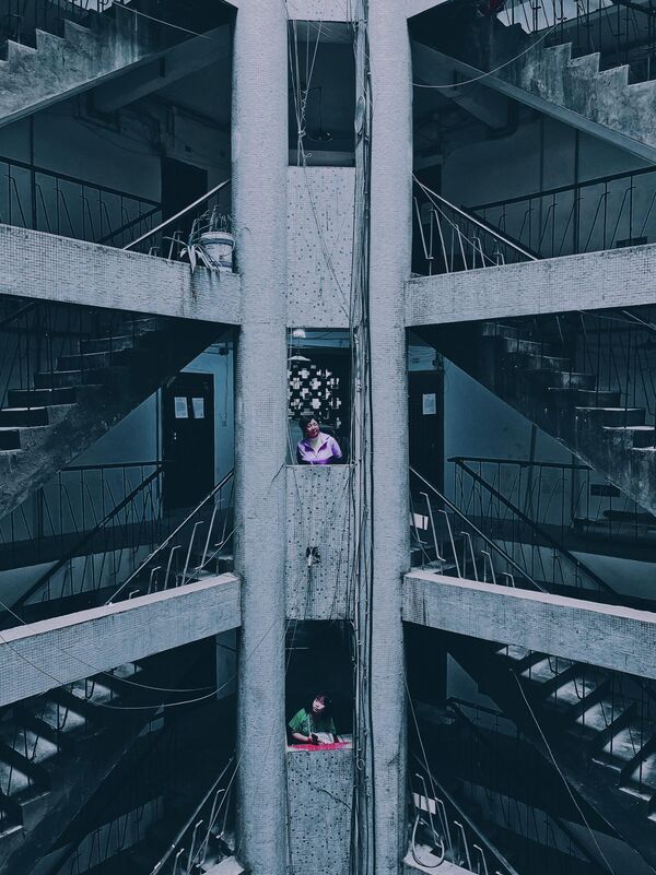 ჩინელი ძინსუნ ჰუს „ცხოვრება მილის ფორმის შენობაში“, რომელმაც გაიმარჯვა კატეგორიაში „ქალაქის პეიზაჟი“ - Sputnik საქართველო
