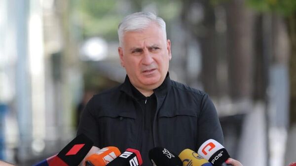 Глава Службы по управлению чрезвычайными ситуациями Грузии Темур Мгебришвили - Sputnik Грузия