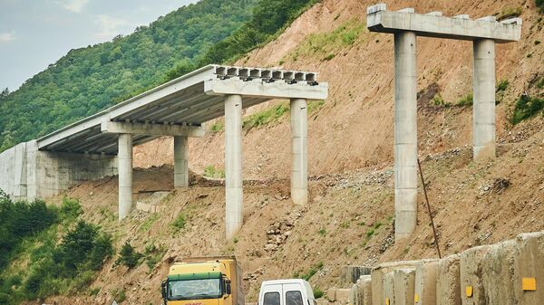 Рикотский перевал и строительство новой дороги - Sputnik Грузия