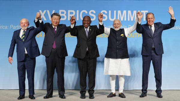 BRICS-ის მონაწილე ქვეყნების წარმომადგენლები - Sputnik საქართველო