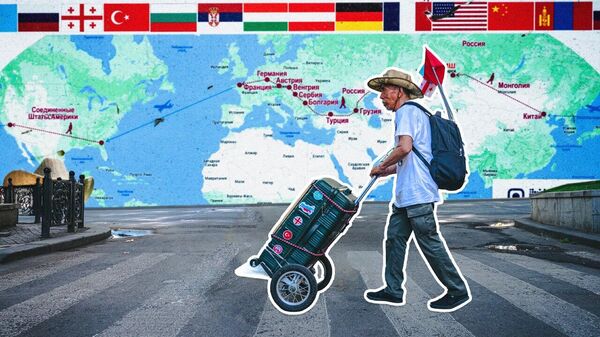 Житель Казахстана отправился пешком в Турцию через Грузию – видео - Sputnik Грузия