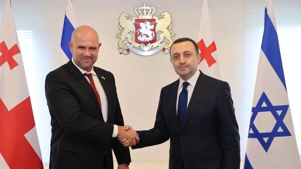Встреча спикера Кнессета Амира Охана и премьера Грузии Ираклия Гарибашвили - Sputnik Грузия