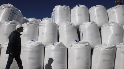 Производство удобрений на предприятии "Алмаз удобрения" в Ставропольском крае