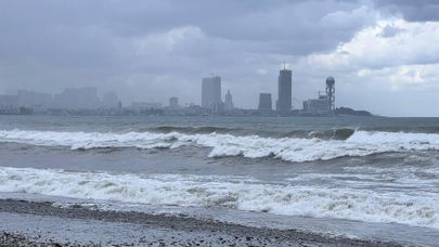 Батуми и шторм на Черном море