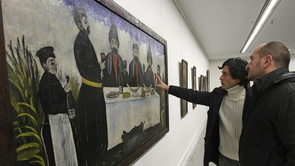 Выставка работ художника Нико Пиросмани - Sputnik Грузия