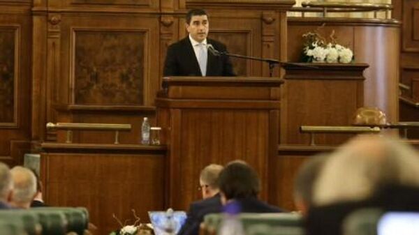 Шалва Папуашвили выступает в парламенте Румынии - Sputnik Грузия