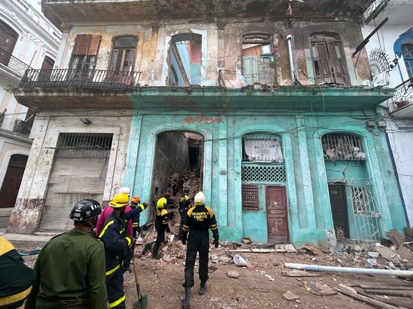 По меньшей мере один человек погиб в результате обрушения жилого дома в центре Гаваны. - Sputnik Грузия