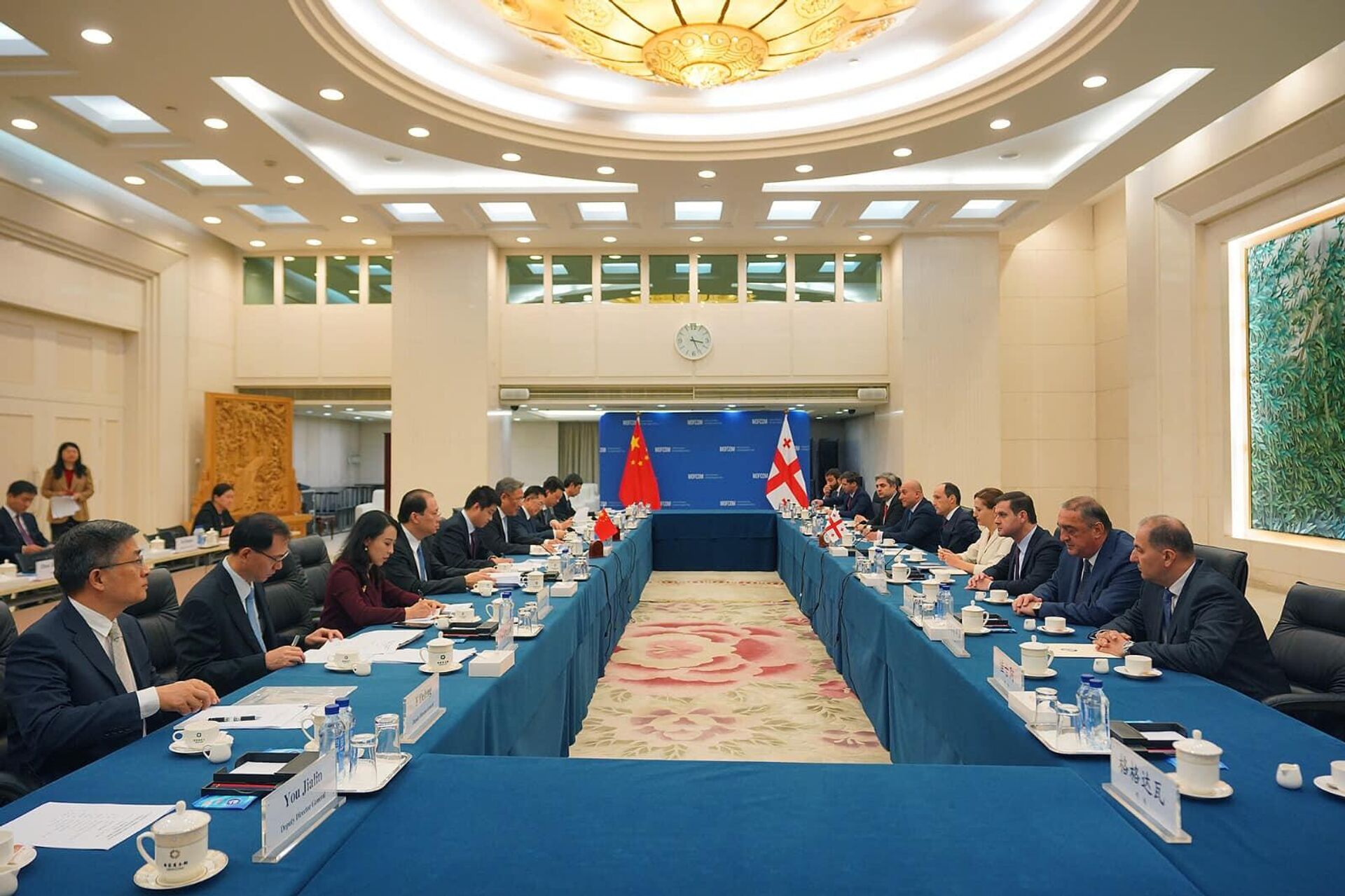 Заседание совместной комиссии по торгово-экономическому сотрудничеству между Грузией и Китаем - Sputnik Грузия, 1920, 16.10.2023