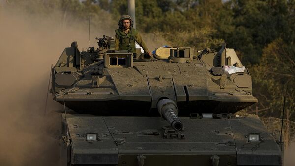 Армия Израиля вошла в сектор Газа для операции против ХАМАС - видео - Sputnik Грузия
