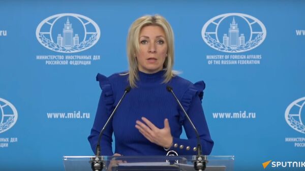 Захарова отвечает на вопросы журналистов по актуальной повестке - видео - Sputnik Грузия