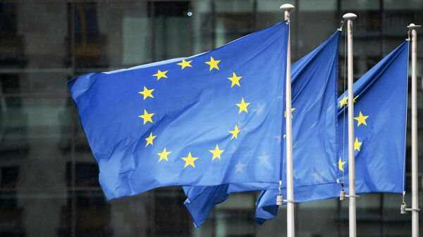 Флаги Евросоюза. Архивное фото  - Sputnik Грузия