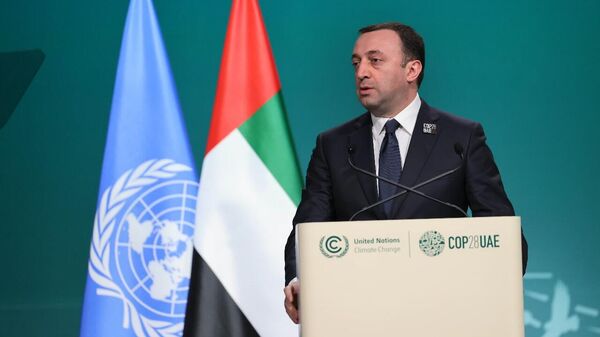 საქართველოს პრემიერ-მინისტრი ირაკლი ღარიბაშვილი გაეროს კლიმატის კონფერენციაზე - Sputnik საქართველო