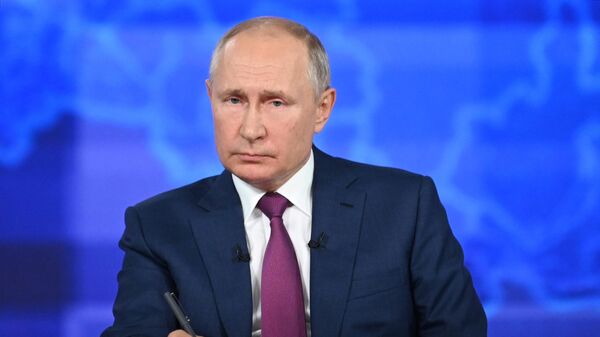 Владимир Путин подводит итоги 2023 года со всей Россией
 - Sputnik Грузия