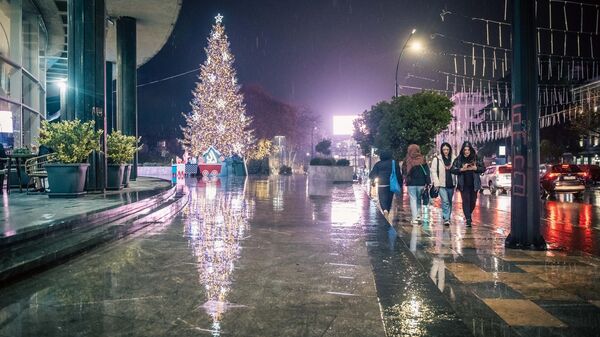 Ночной Тбилиси в декабре - фото - Sputnik Грузия
