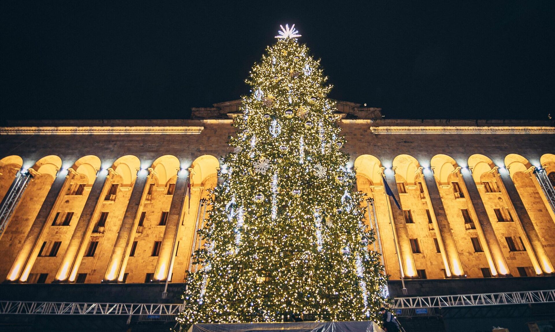 Новогодняя елка в Тбилиси - Sputnik საქართველო, 1920, 01.01.2024