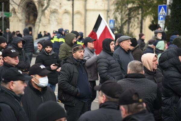Лидеры движения и их сторонники тоже вышли на акцию, организованную &quot;Альт-Инфо&quot;.  - Sputnik Грузия