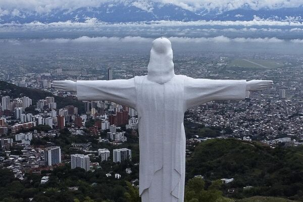 ქანდაკება Cristo Rey კოლუმბიაში - Sputnik საქართველო
