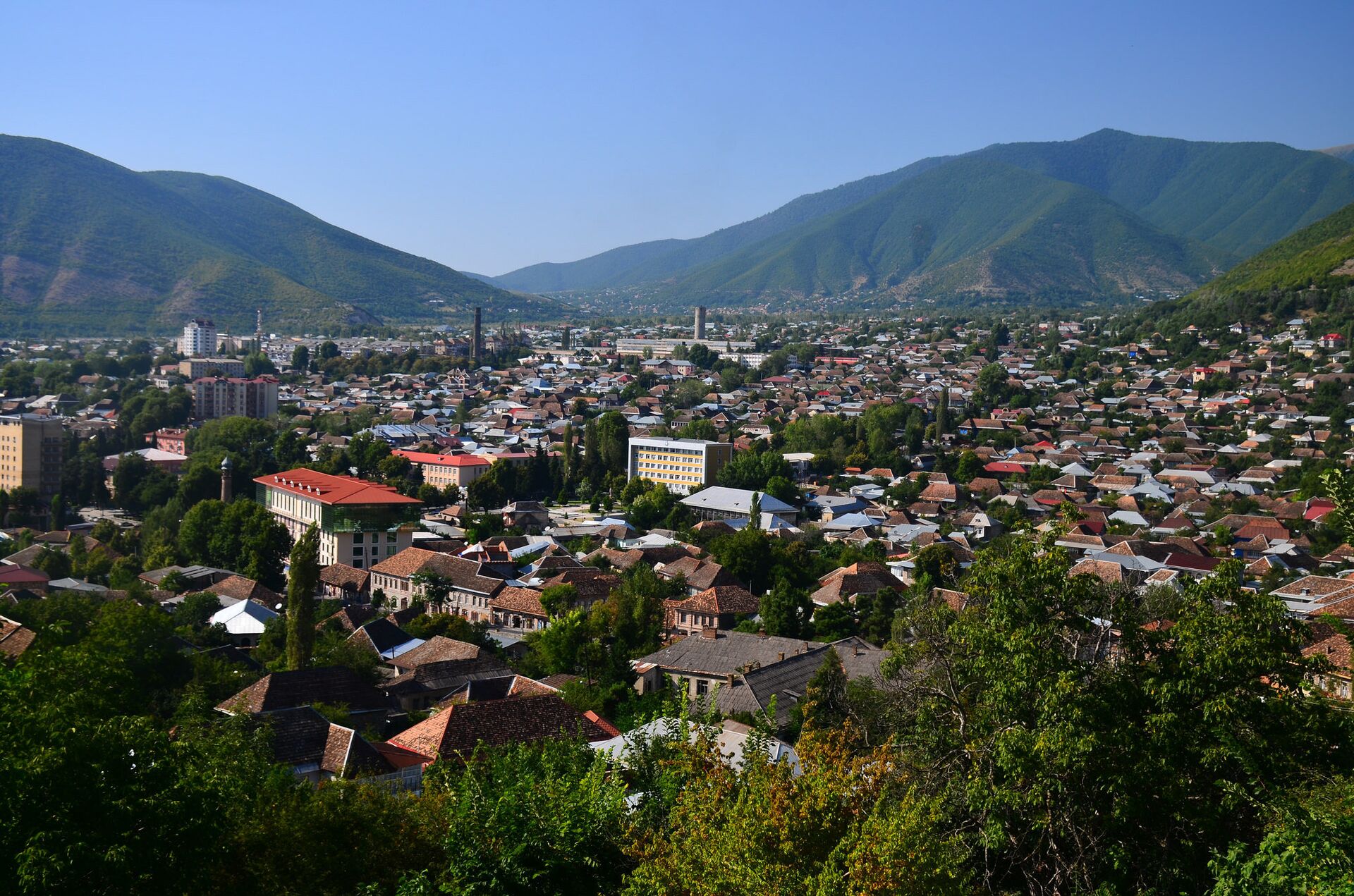 Вид на город Шеки - Sputnik Грузия, 1920, 14.01.2024