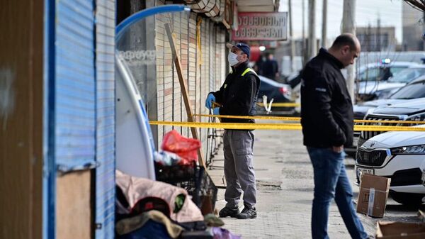 Четырех человек застрелили на рынке в Рустави - видео - Sputnik Грузия