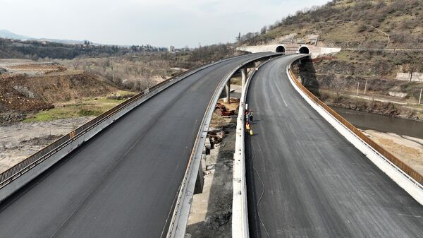 Строительство дороги через Рикотский перевал в Грузия - Sputnik Грузия