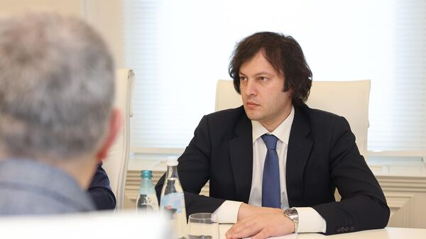 Премьер-министр Грузии Ираклий Кобахидзе на заседании экономического совета - Sputnik Грузия