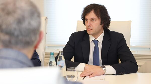 Премьер-министр Грузии Ираклий Кобахидзе на заседании экономического совета - Sputnik Грузия