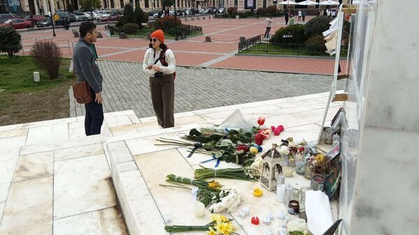 В Батуми прошла траурная акция в память о жертвах теракта в Москве - Sputnik Грузия