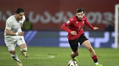 Грузинская сборная по футболу победила команду Греции и попала на Чемпионат Европы 2024