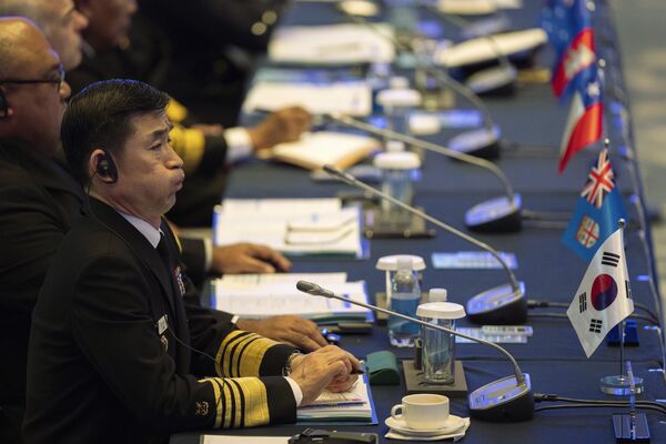 Представитель Южной Кореи принимает участие в симпозиуме военно-морских сил Западной части Тихого океана в Китае. - Sputnik Грузия