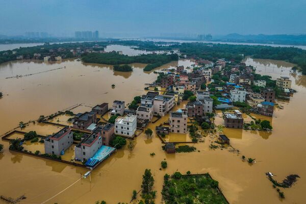 Последствия наводнения в провинции Гуандун. - Sputnik Грузия