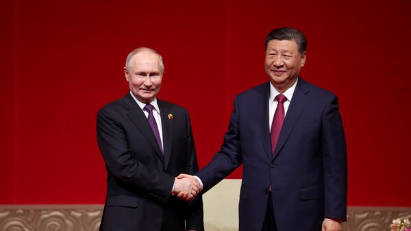 Президент Владимир Путин прибыл в Китай с официальным визитом - Sputnik Грузия
