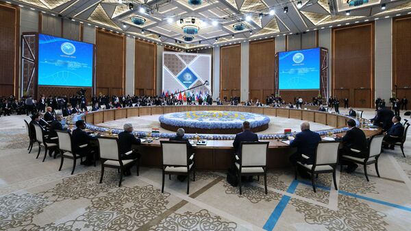 Заседание Совета глав государств-членов Шанхайской организации сотрудничества (ШОС) - Sputnik Грузия