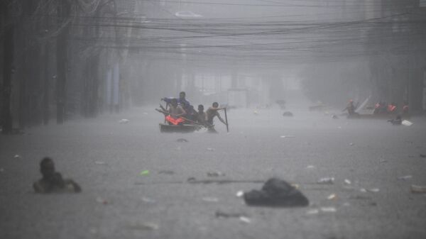 Последствия обрушения тайфуна Gaemi на Филиппины  - Sputnik Грузия