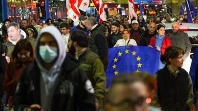 Акция протеста в Тбилиси