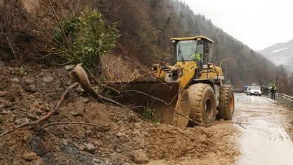 Оползень в высокогорной Аджарии - Sputnik Грузия