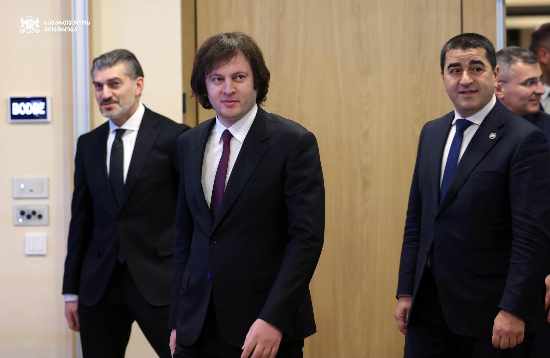 Михаил Кавелашвили, Ираклий Кобахидзе и Шалва Папуашвили - Sputnik Грузия, 1920, 22.08.2025