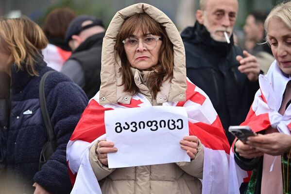 Организаторы акции заявляли, что протест будет массовым и привлечет большое количество людей. - Sputnik Грузия